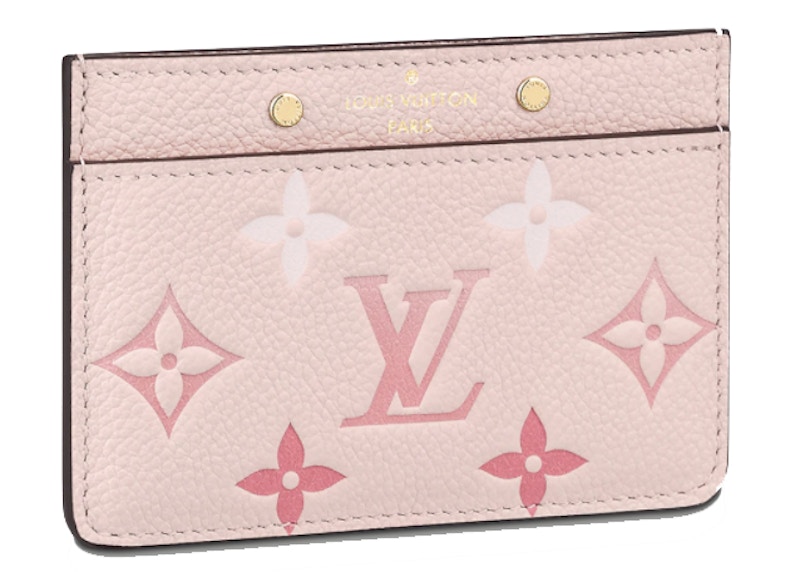 Louis Vuitton Card Holder Rosebud in Empreinte Embossed Supple