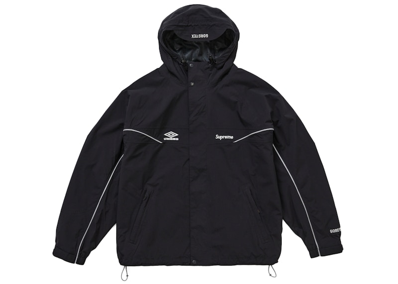 Supreme Umbro GORE-TEX Hooded Jacket Black Men's - SS25 - US