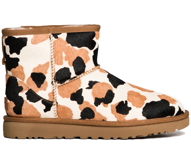 UGG Classic Mini Boot Cow Print (Women's) - 1123353-CHE - US