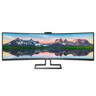 Business Monitor 32:9 SuperWide curved LCD display 499P9H/27 | Philips