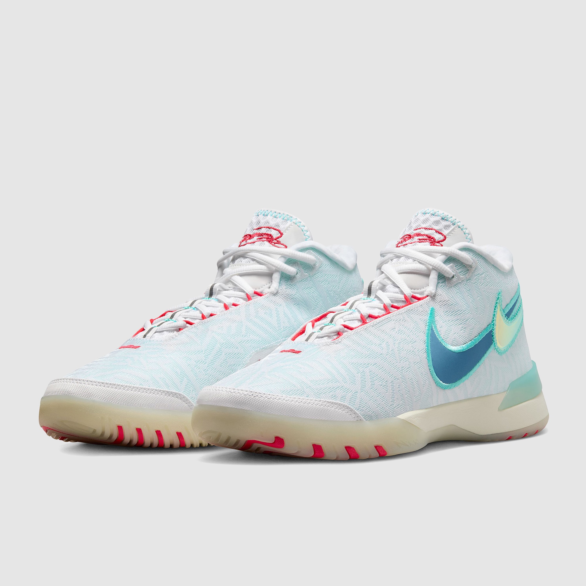 Nike LeBron NXXT Genisus - White/Aegean Storm/Aurora Green