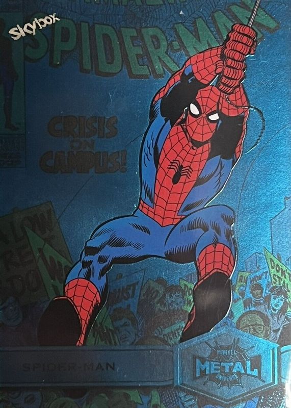 Spider-Man 2021 Skybox Marvel Metal Universe Spider-Man #164 Light