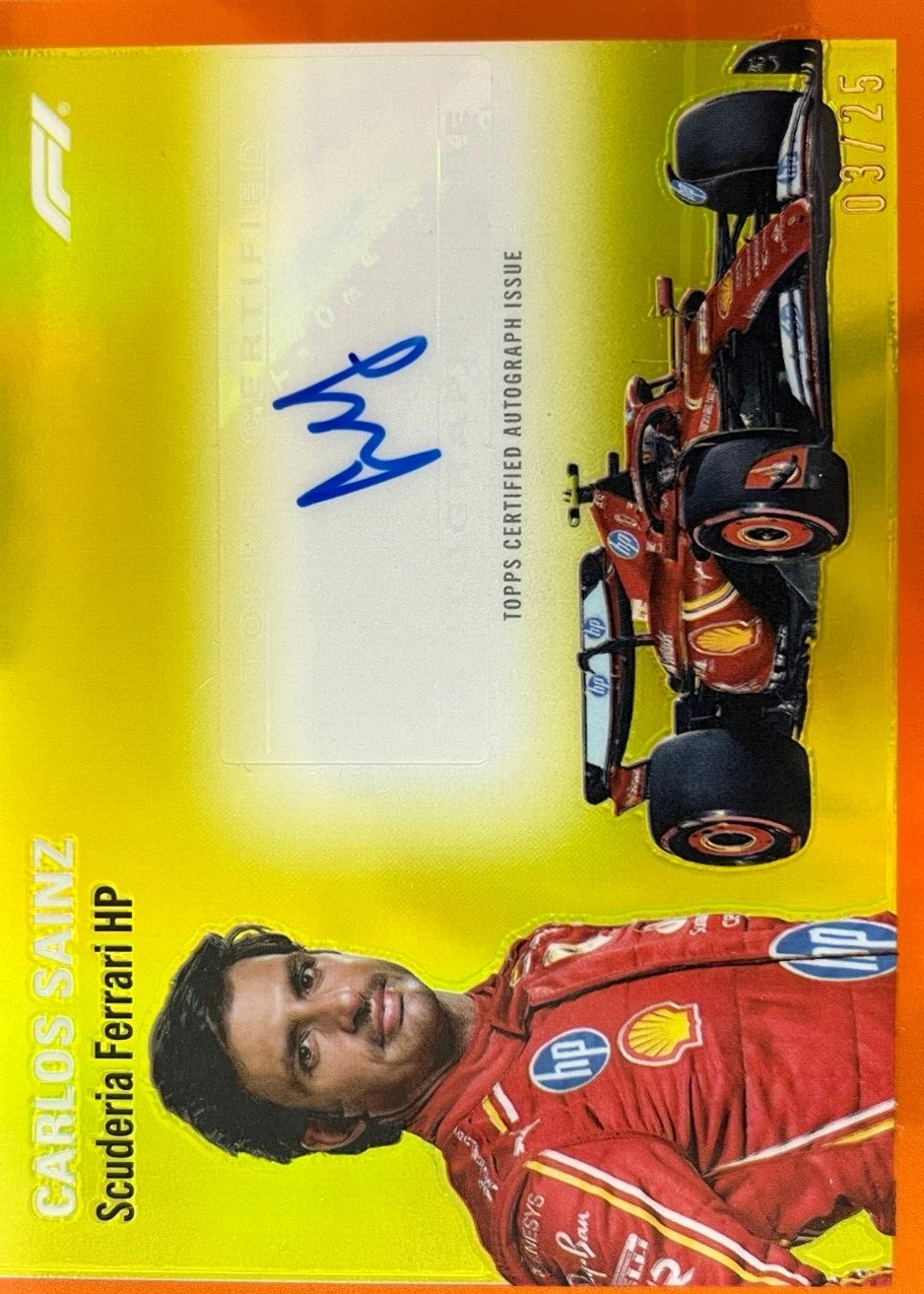 Carlos Sainz 2024 Topps Chrome Formula 1 #1954-SAI 1954 Topps