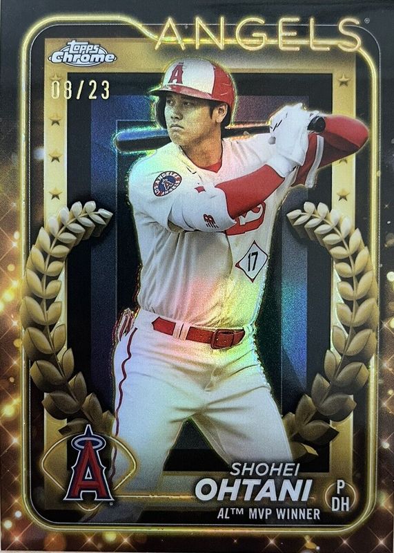 Shohei Ohtani 2024 Topps Chrome #1 Award Winners Variation /23