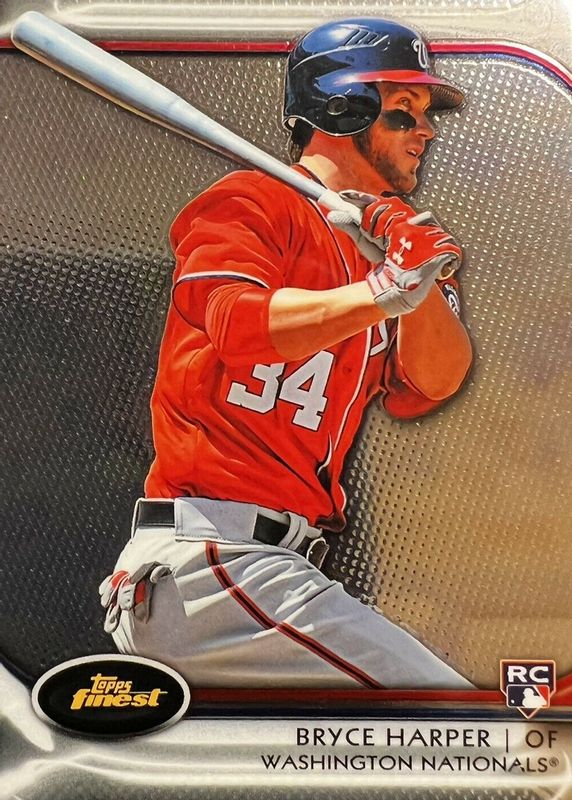 Bryce Harper 2012 Topps Finest #73 Base Price Guide - Sports Card