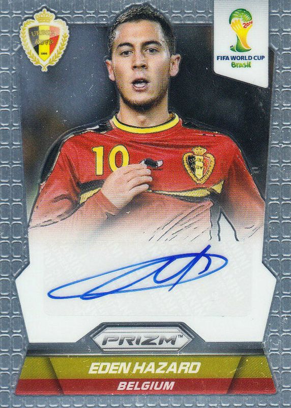 Eden Hazard 2014 Prizm World Cup Signatures Price Guide - Sports