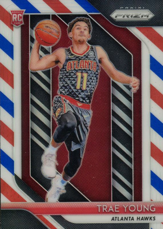 Trae Young 2018 Prizm #78 Red White Blue Price Guide - Sports Card