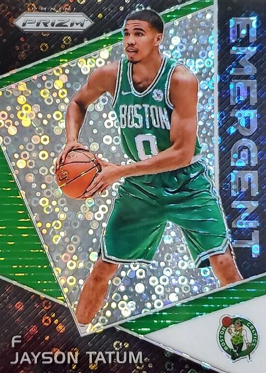 Jayson Tatum 2017 Prizm #EM-JAY Emergent - Fast Break Price Guide