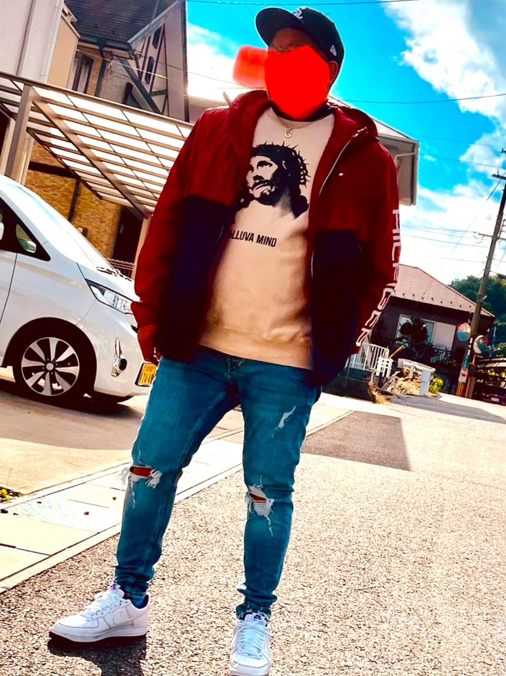 ナイロンジャケットを使った「t-pablow」のメンズ人気ファッション