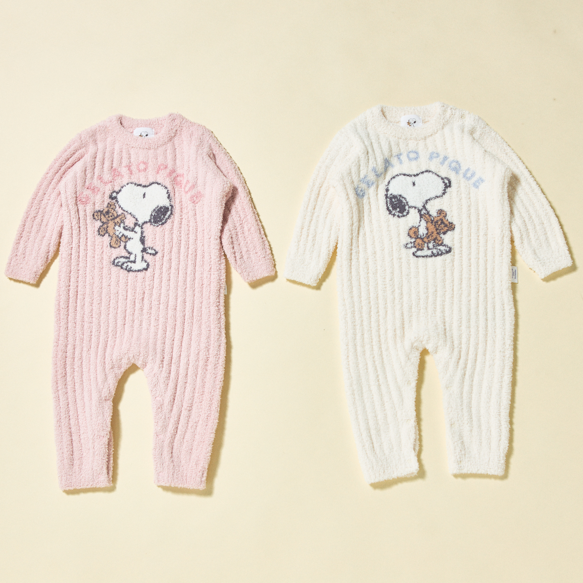 BABY】【PEANUTS】BABY SNOOPY×BEAR JQD ロンパース | gelato pique