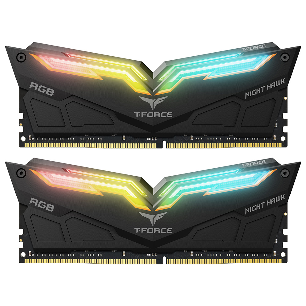NIGHT HAWK RGB DDR4 DESKTOP MEMORY Gen1 BLACK 32GB(2x16GB) 4000MHz