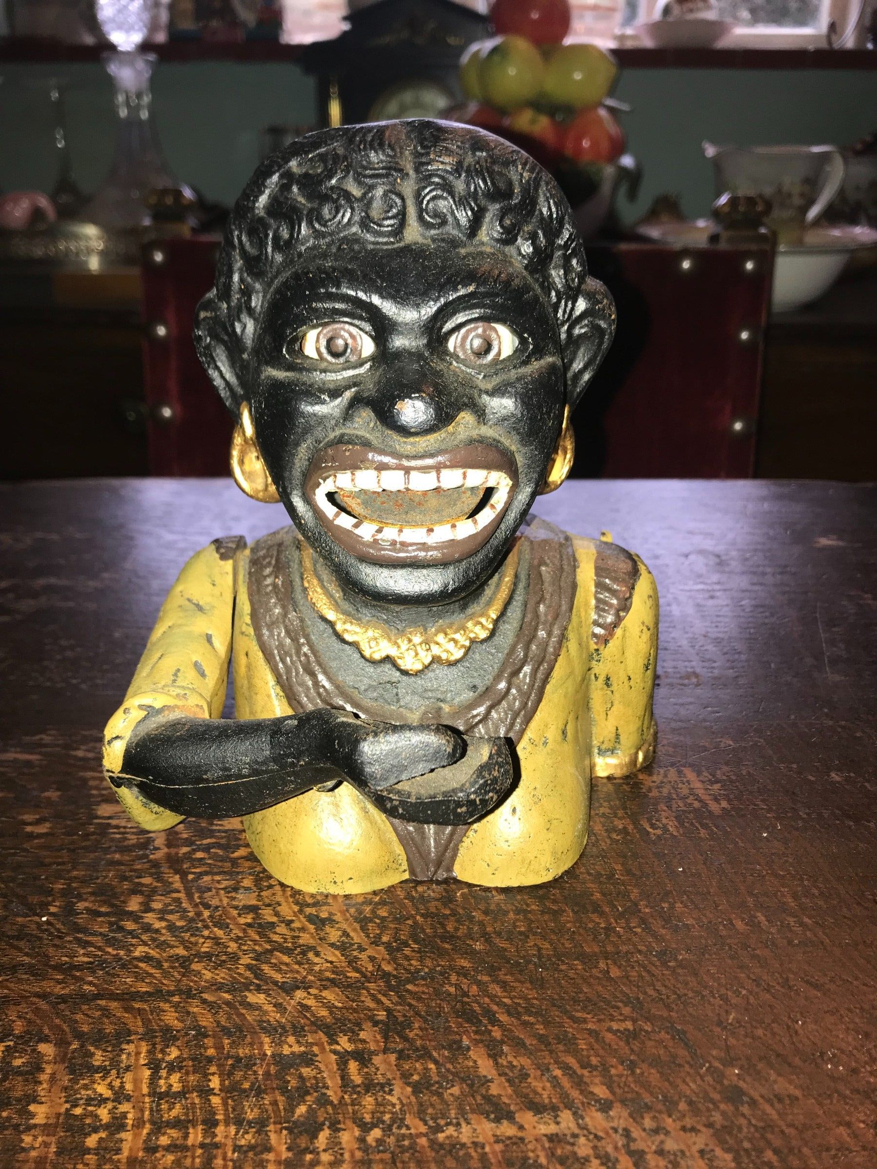 Dinah Cast Iron Mechanical Bank (item #1472913)