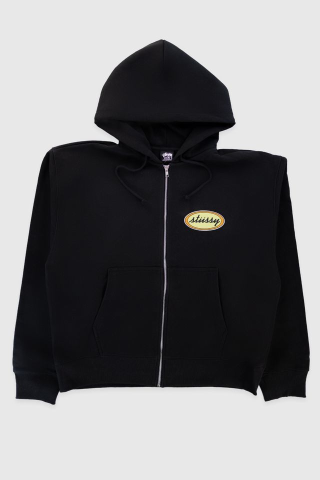 Stussy Our Legacy Work Shop Oval Zip Hoodie | Urban Outfitters
