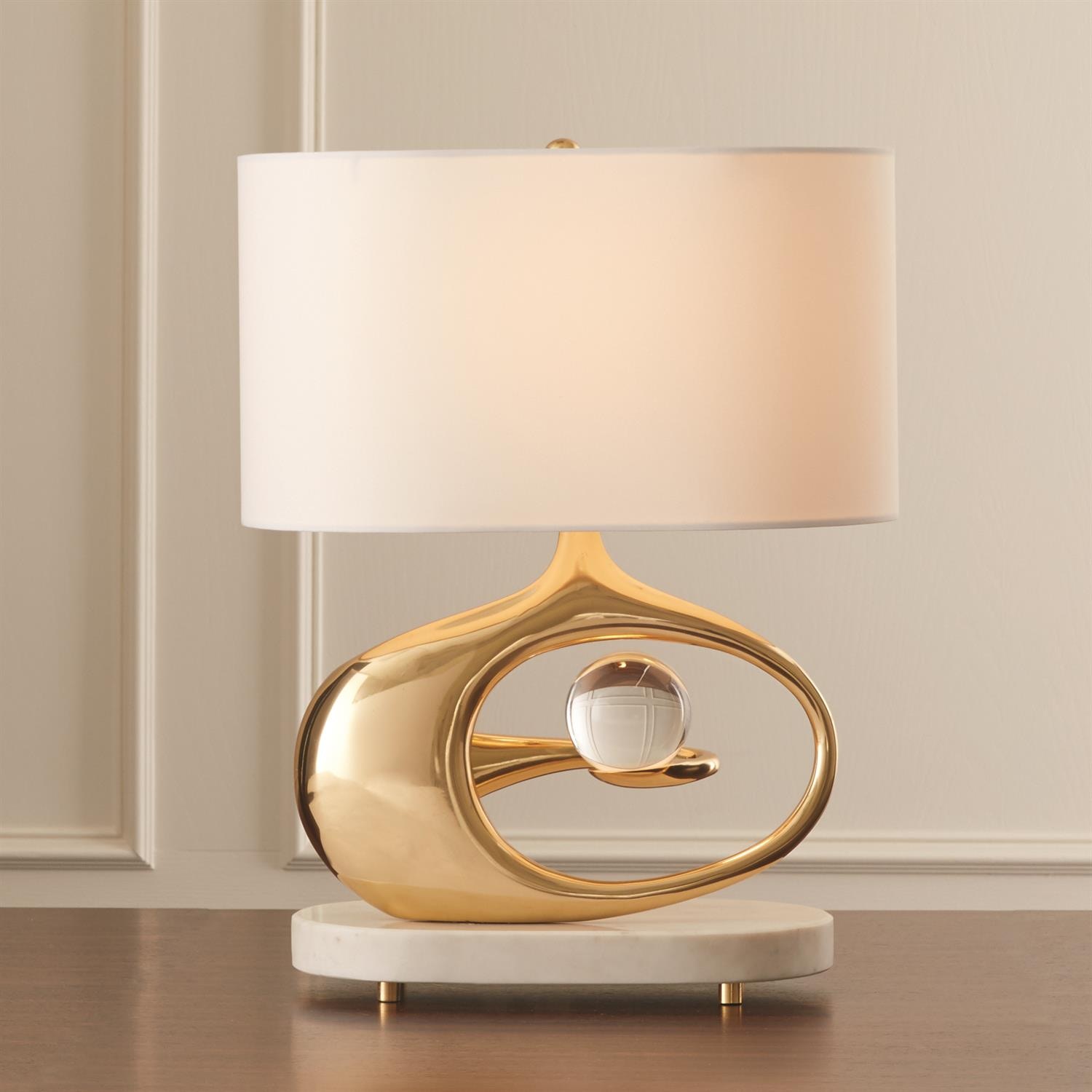Global Views Table and Floor Lamps Orbit Lamp-Brass 9.93391