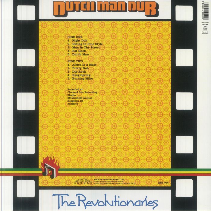 The REVOLUTIONARIES - Dutch Man Dub Vinyl at Juno Records.