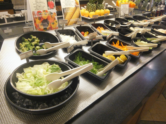 サラダバー】Sizzler@横浜市都筑区 シズラーサラダバー