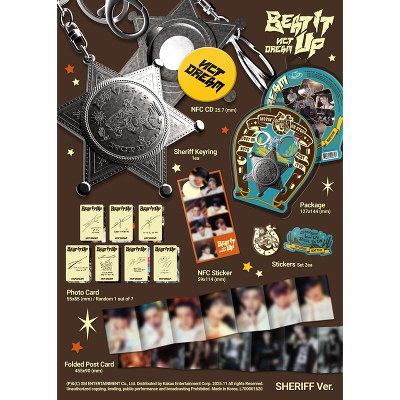 韓国盤】NEW ALBUM 'Beat It Up'【Sheriff Ver.】｜NCT DREAM｜mu-mo