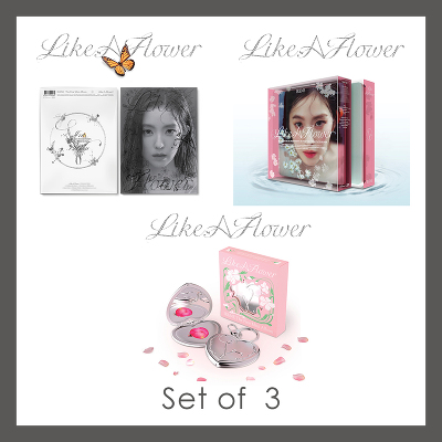 ≪3バージョンセット≫【韓国盤】Like A Flower（CD）＜Photo Book Ver
