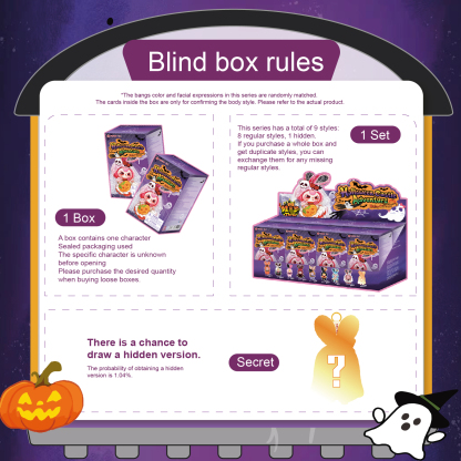 Baby Three - Halloween limited edition Plush Blind Box（Babythree
