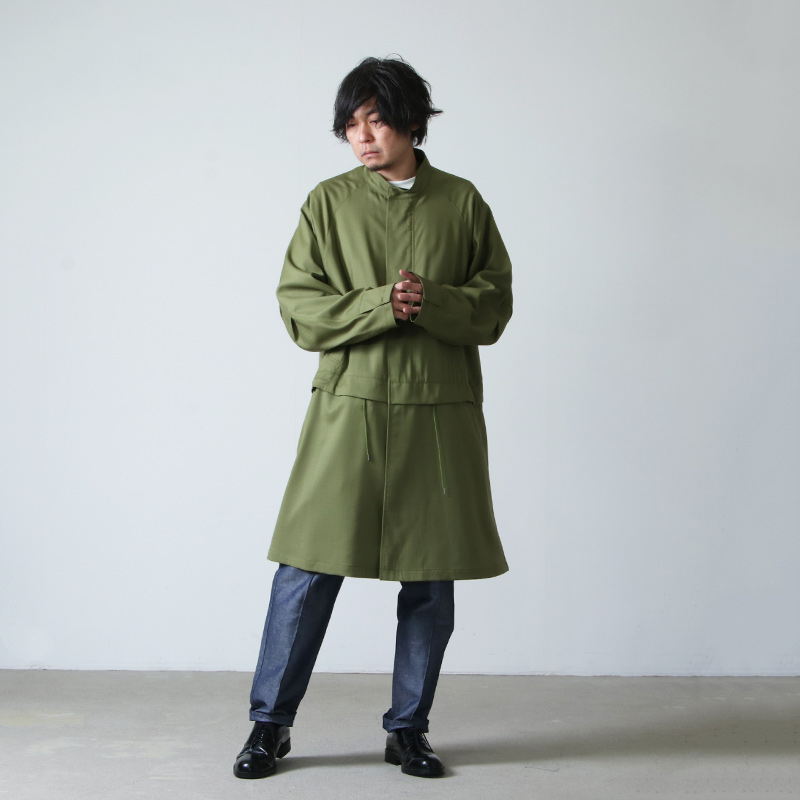 WELLDER (ウェルダー) Stand Collar Coat / スタンドカラーコート