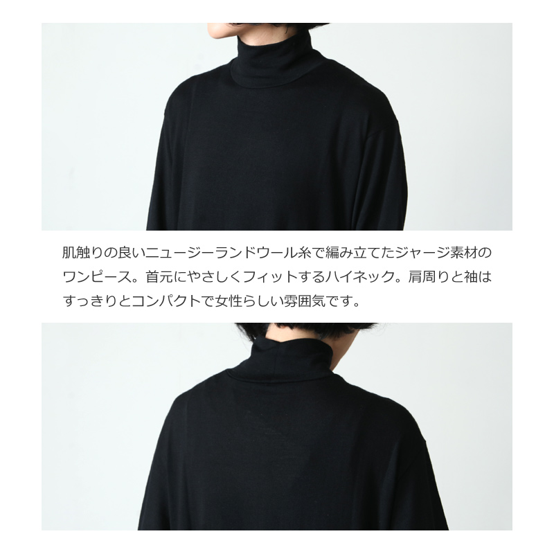 Graphpaper (グラフペーパー) Washable Wool High Neck Dress