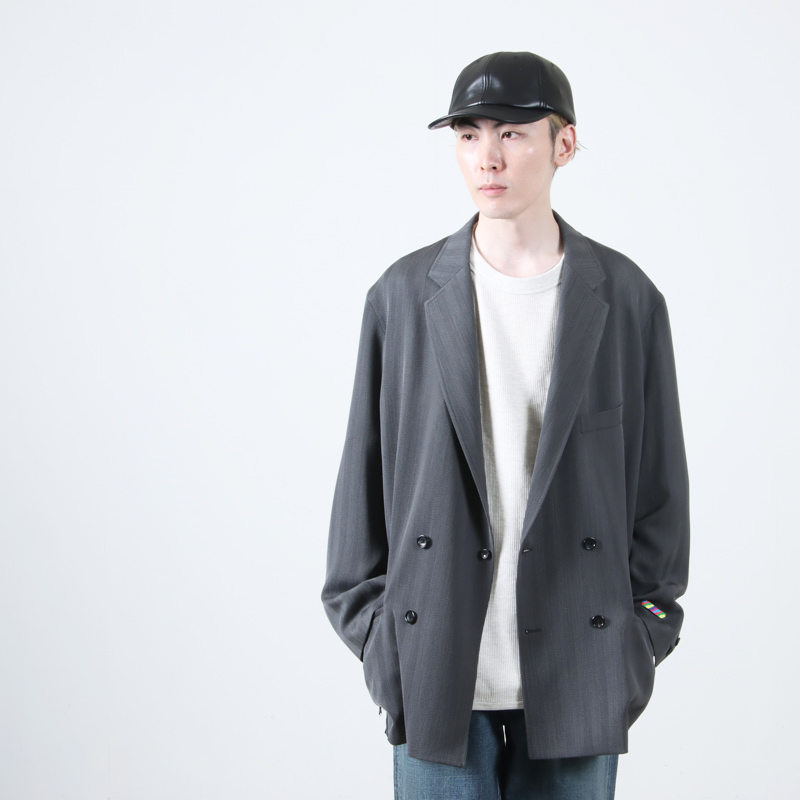 KIJIMA TAKAYUKI (キジマタカユキ) LAMBSKIN 6PANEL CAP / ラムスキン6
