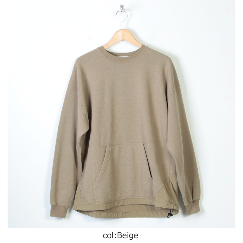 REMI RELIEF (レミレリーフ) ×BRIEFING T/C 裏起毛スウェットクルー