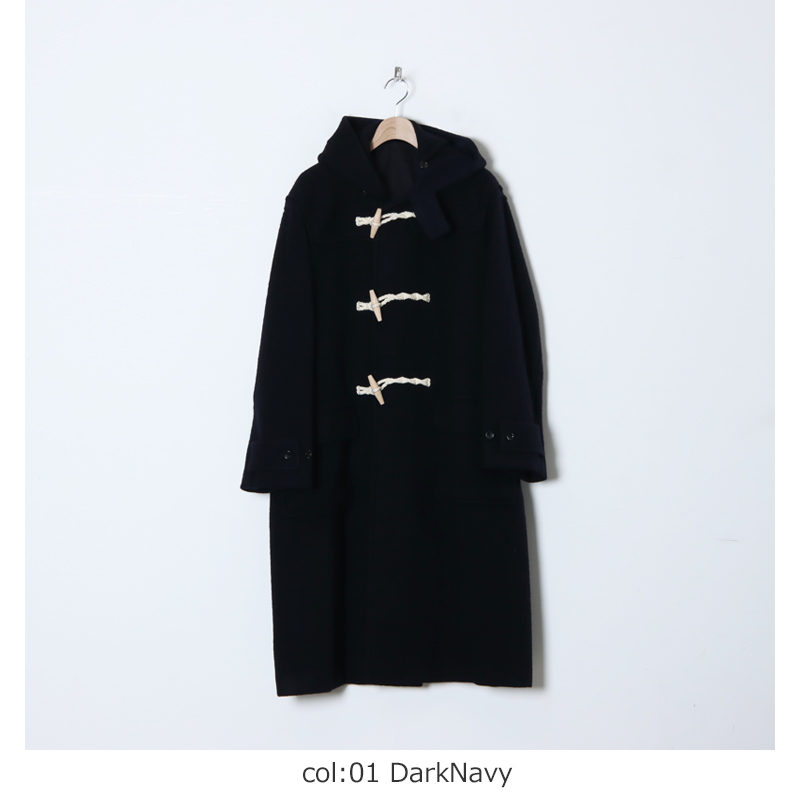 blurhmsROOTSTOCK (ブラームス ルーツストック) Wool Melton Duffle