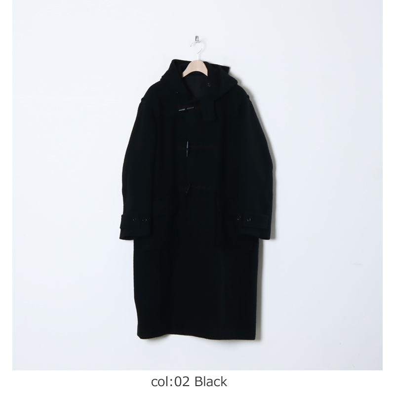 blurhmsROOTSTOCK (ブラームス ルーツストック) Wool Melton Duffle