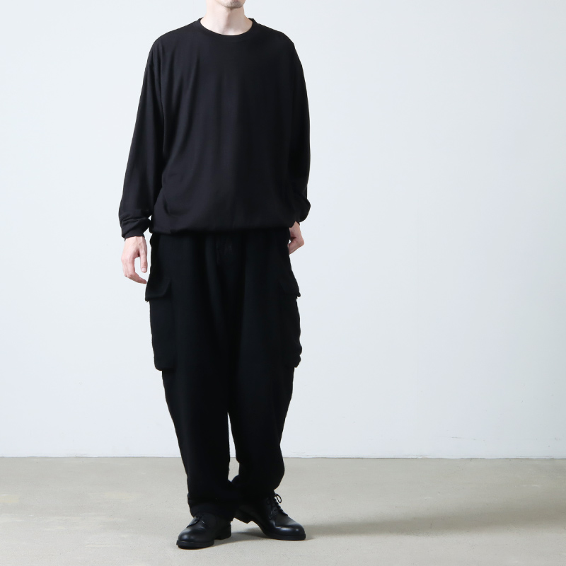 COMOLI (コモリ) ウール天竺 長袖クルー