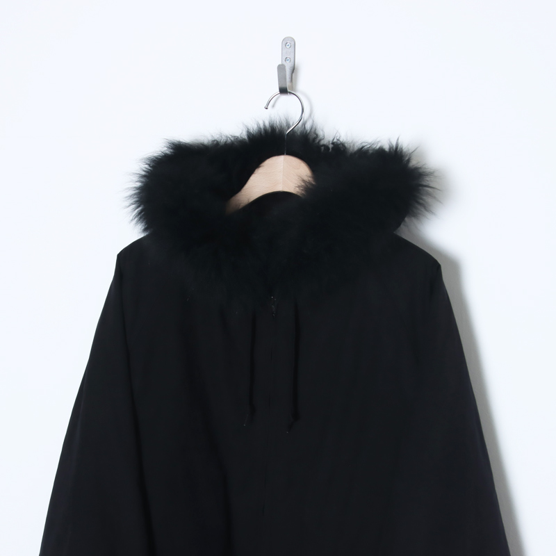 COMOLI (コモリ) フーデッド ロングコート