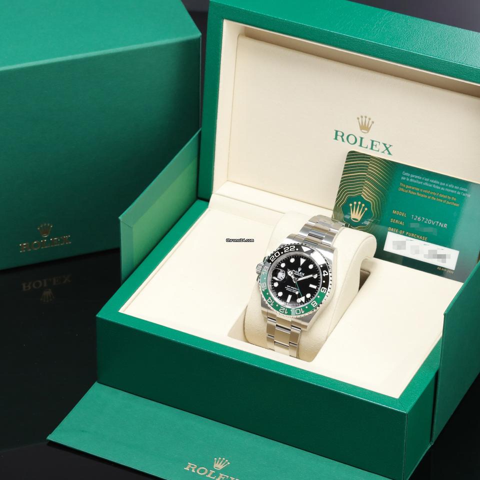 Rolex Sprite 2025 40mm Oystersteel Black Dial Green/Black for