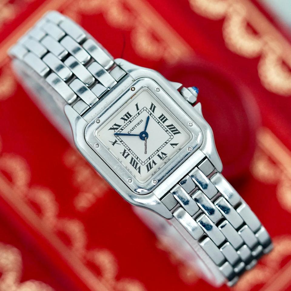Cartier Panthere Lady Stainless Steel Hangtag+Box+Paper Ref. 1320