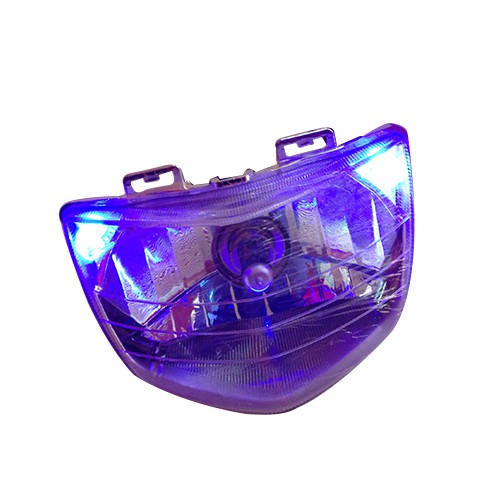 カスタムヘッドライト ポジションライト付 クリア - バイク