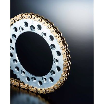 チェーン&前後スプロケット ゴールド 3点交換セット CB400SF(99-01/04