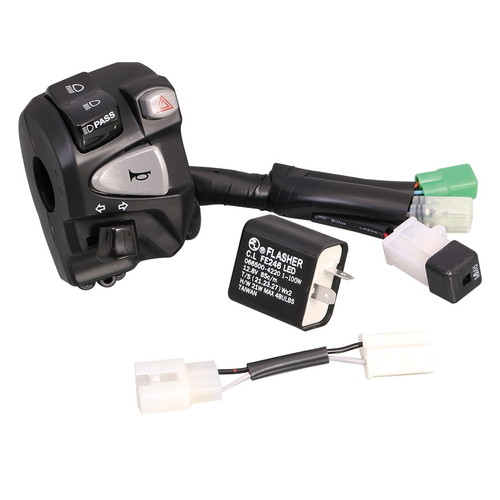 ハザード付 L ハンドルスイッチASSY クロスカブ110(JA45/18年用) - バイク