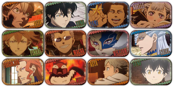 ブラッククローバー まるかくカンバッジ 12個入りBOX[エンスカイ