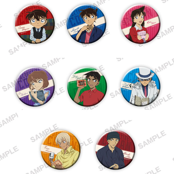 名探偵コナン 缶バッジ+(プラス) 読書ver. 8個入りBOX[KADOKAWA]《在庫