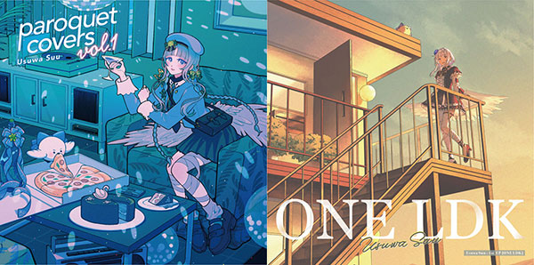 CD 稀羽すう / paroquet covers vol.1 + CD 稀羽すう / ONE LDK[Re
