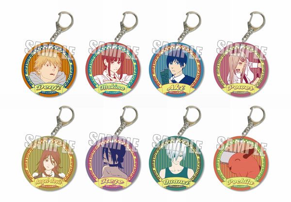 トレーディングやわらかクリアチャーム チェンソーマン 8個入りBOX