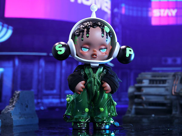 SKULLPANDA OOTD Green Field ビッグサイズ[POPMART]《発売済・在庫品》