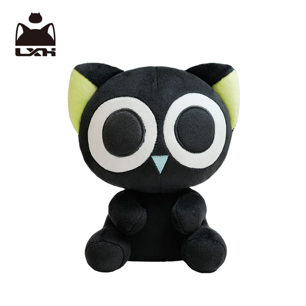 羅小黒戦記 可動お座りぬいぐるみ シャオヘイ(小黒)[Beijing HMCH