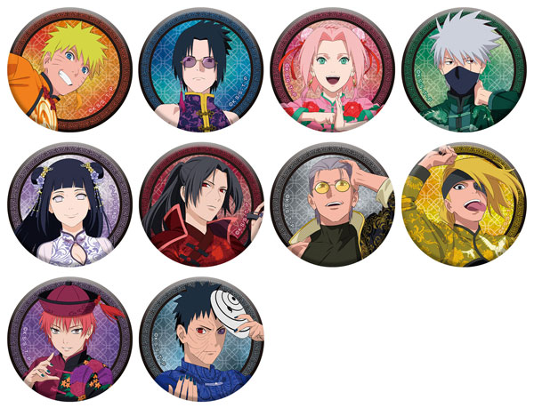 NARUTO-ナルト- 疾風伝 描き下ろし缶バッジコレクション チャイナver