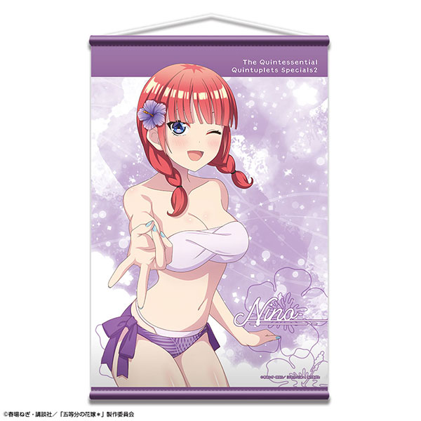 五等分の花嫁* B2タペストリー 水着Ver. デザイン02(中野二乃)（再販