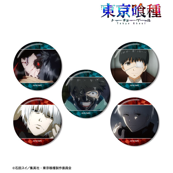 TVアニメ『東京喰種トーキョーグール』 金木研 場面写缶バッジ5個