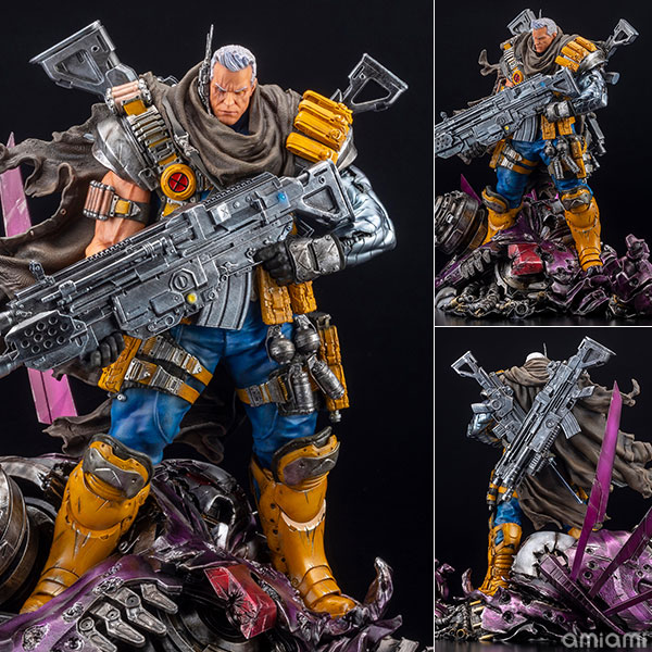MARVEL UNIVERSE ケーブル FINE ART STATUE シグネチャーシリーズ Feat
