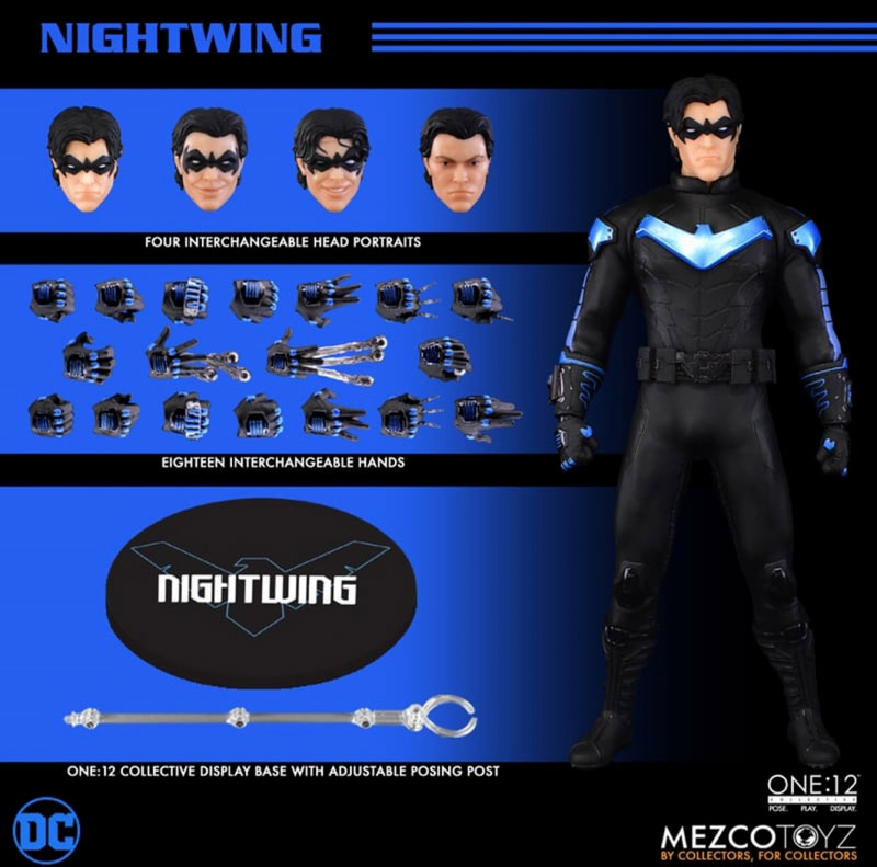 ワン12コレクティブ/ DCコミックス： ナイトウィング 1/12 アクション