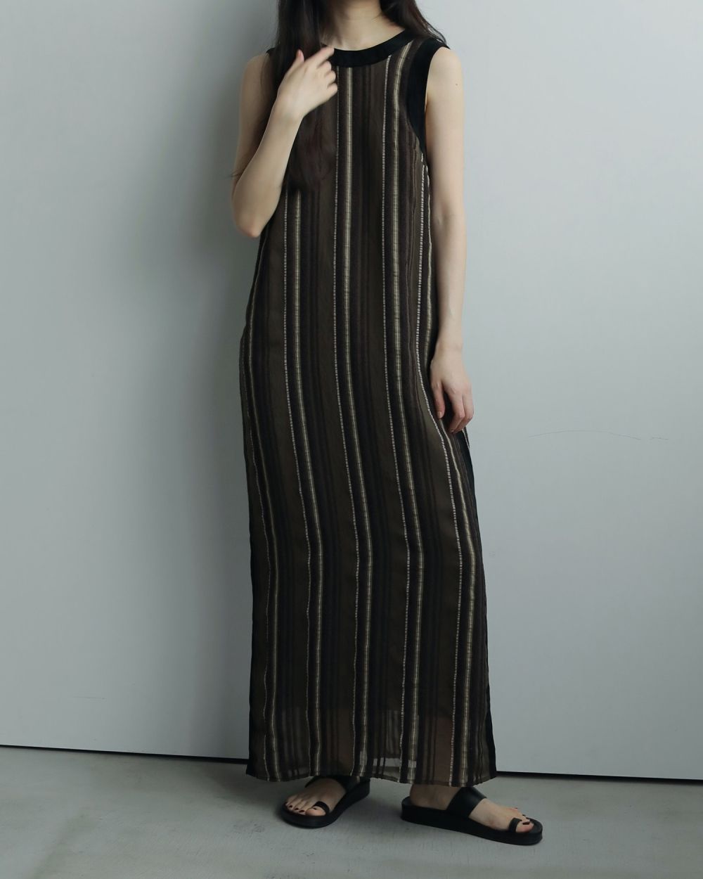 ànuke online store（アンヌーク） / Sheer Stripe OnepieceSheer