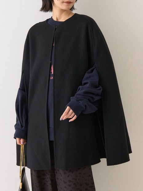 ウールSuper110's】リバーマントコート｜OUTLET / アウトレット