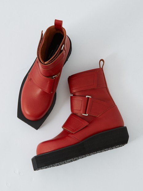 40周年】ビッグストラップ ロング ブーツ｜alfredoBANNISTER